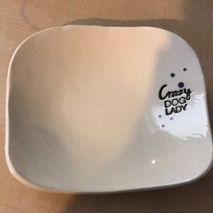 Crazy dog lady ring bowl